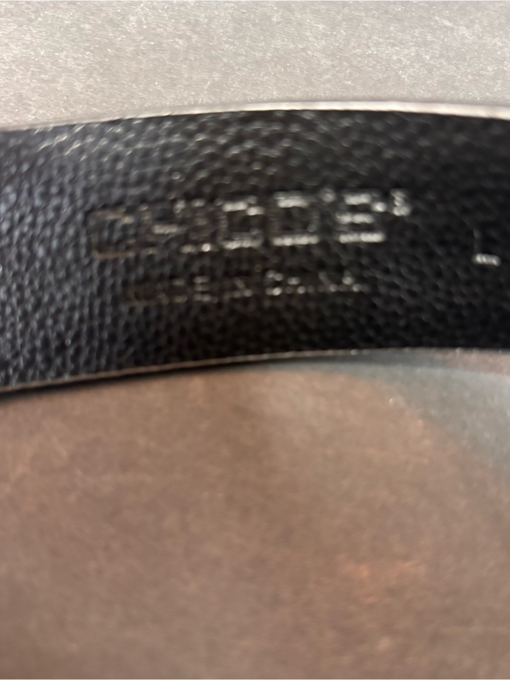 CHICO'S Black Silver Reptile Metal Rhinestone Buckle Womens Belt Sz Large - Picture 5 of 7